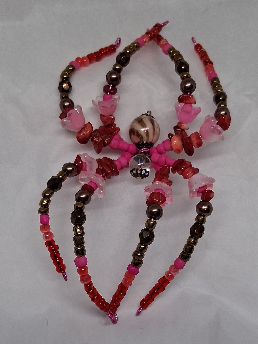 BEADED SPIDER SUNCATCHER